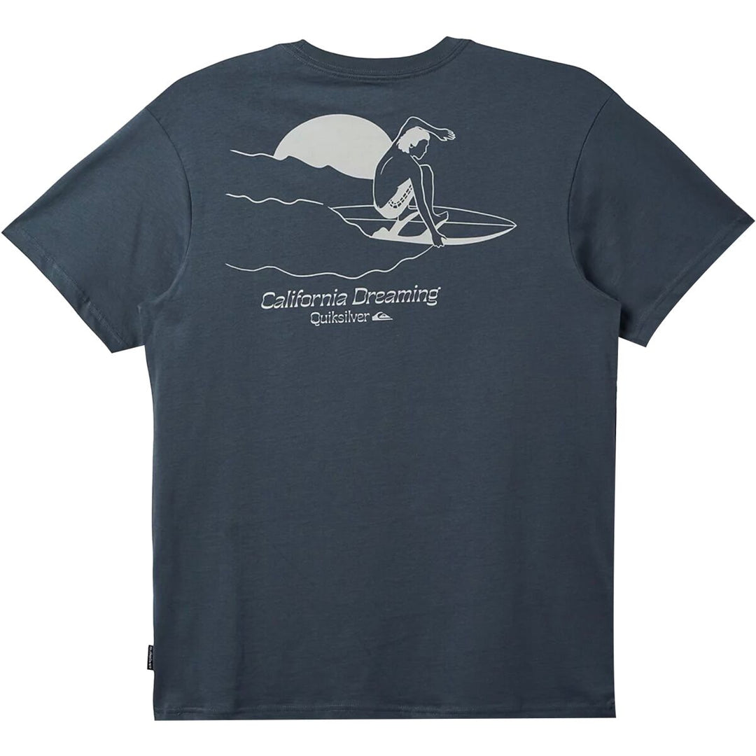Quiksilver Ca High Liners T-Shirt - GRANITE GRAY - Sun Diego Boardshop