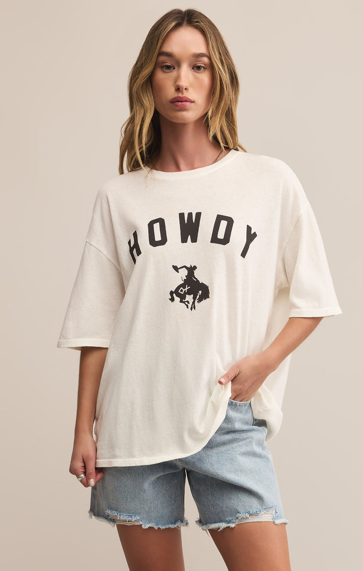Z-Supply Howdy So Cal Oversized Tee - SEA SALT - Sun Diego Boardshop