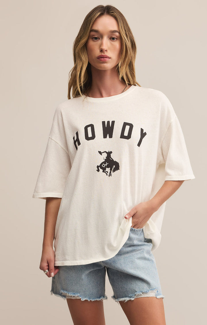 Z-Supply Howdy So Cal Oversized Tee - SEA SALT - Sun Diego Boardshop