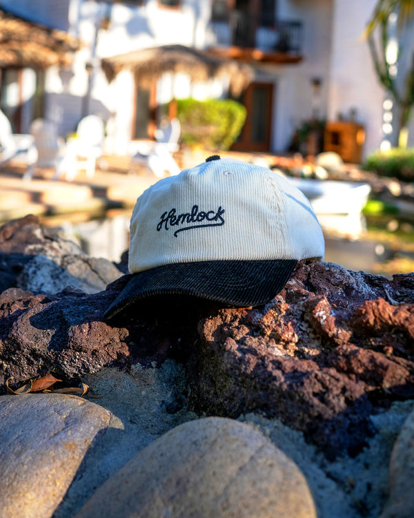 Hemlock Wesley Baseball Hat - BLACK - Sun Diego Boardshop