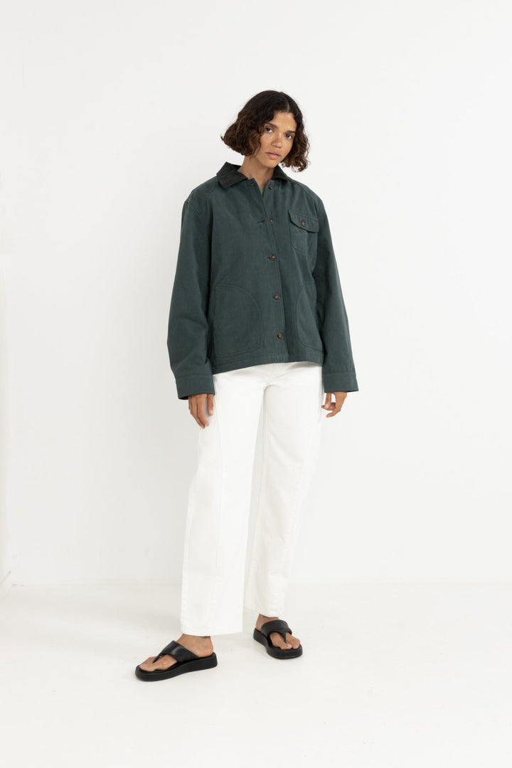 Rhythm Rowan Barn Jacket - Forest Green - Sun Diego Boardshop