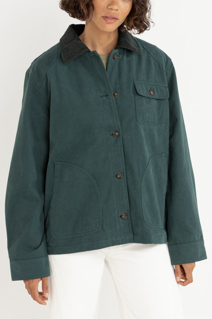 Rhythm Rowan Barn Jacket - Forest Green - Sun Diego Boardshop