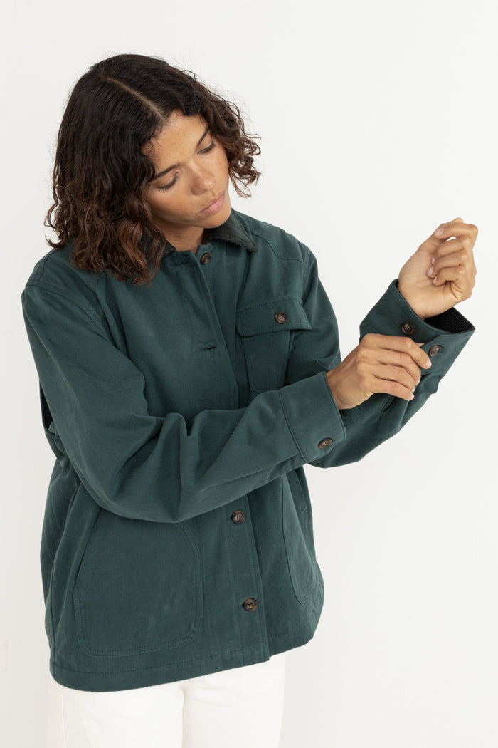 Rhythm Rowan Barn Jacket - Forest Green - Sun Diego Boardshop