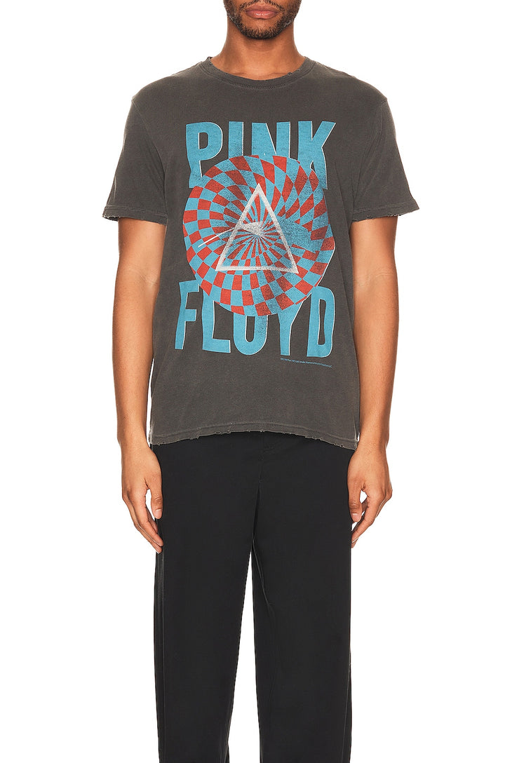 Junk Food Pink Floyd Circle Pattern Tee - VINTAGE BLACK - Sun Diego Boardshop