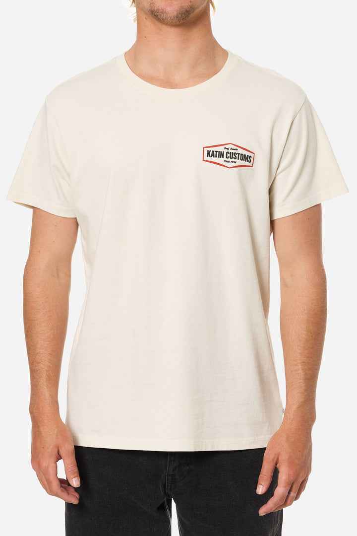 Katin Streamline Tee - Vintage White - Sun Diego Boardshop