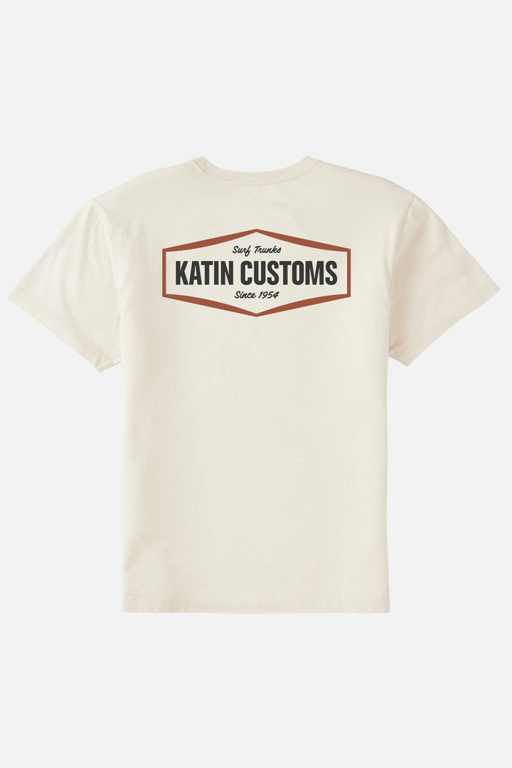 Katin Streamline Tee - Vintage White - Sun Diego Boardshop