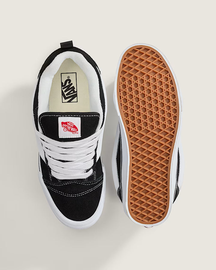 Vans Knu Skool Shoe - Black/True White - Sun Diego Boardshop