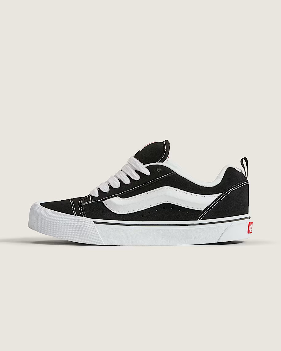 Vans Knu Skool Shoe - Black/True White – Sun Diego Boardshop