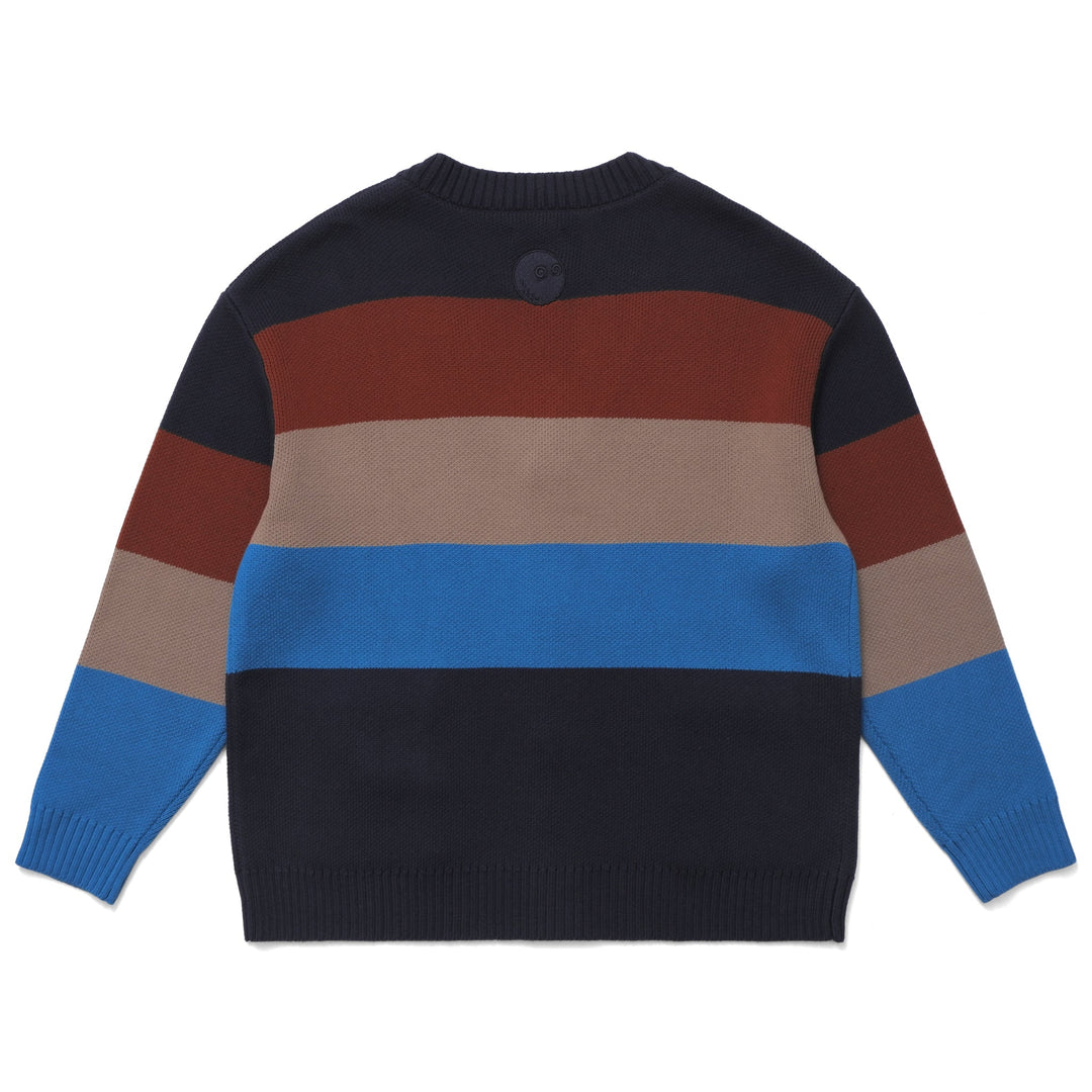 Malbon Fairbanks Cardigan Sweater - Royal Navy Rust - Sun Diego Boardshop