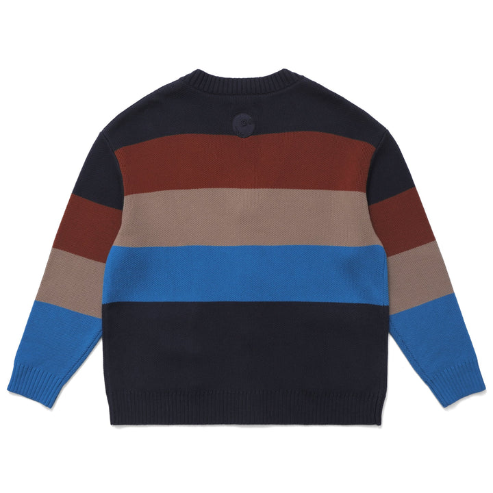 Malbon Fairbanks Cardigan Sweater - Royal Navy Rust - Sun Diego Boardshop