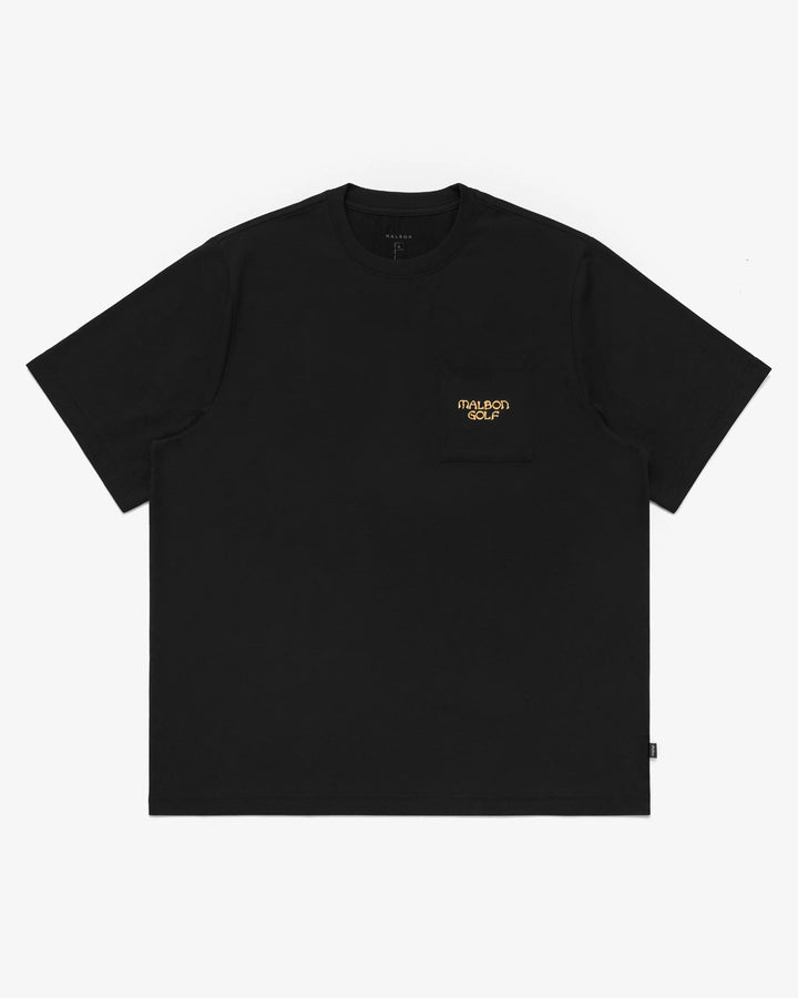 Malbon X Ghostface Killah Iron Buckets Short Sleeve Pocket Tee - Black - Sun Diego Boardshop