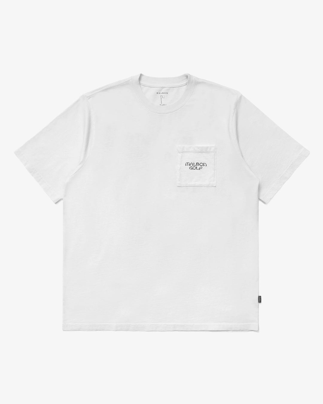 Malbon X Ghostface Killah Iron Buckets Short Sleeve Pocket Tee - White - Sun Diego Boardshop