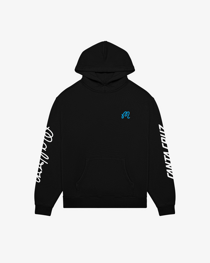 Malbon Fesque Screaming Hand Hoodie - Black - Sun Diego Boardshop