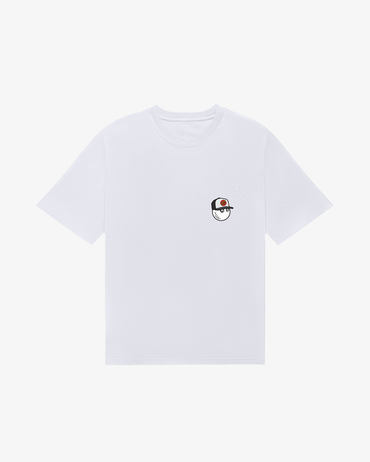 Malbon Bermuda Bunker Tee - White - Sun Diego Boardshop