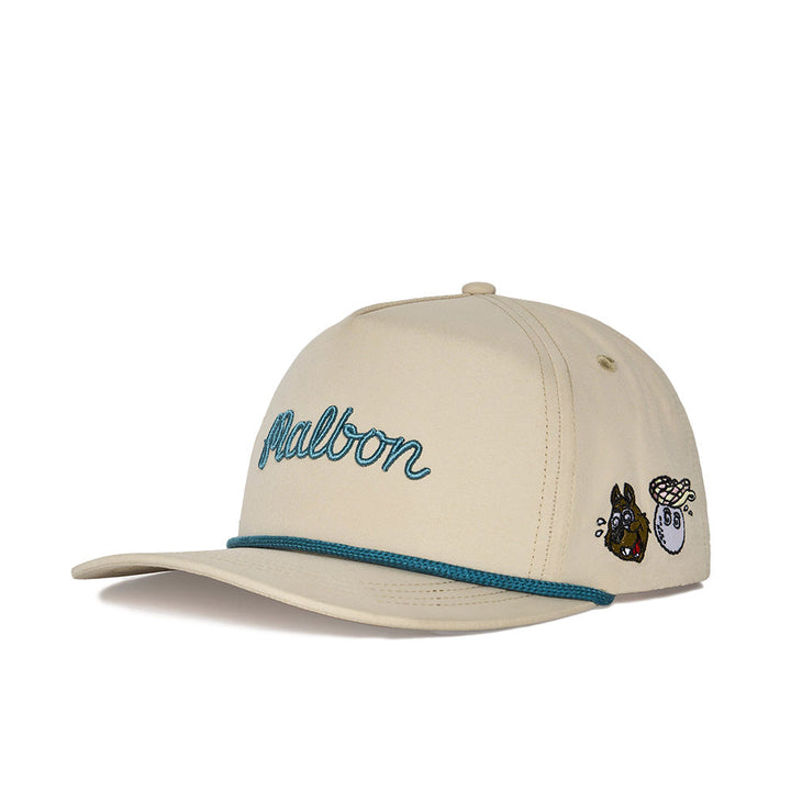 Malbon Two Man Scramble Nylon Rope Hat - Light Khaki - Sun Diego Boardshop