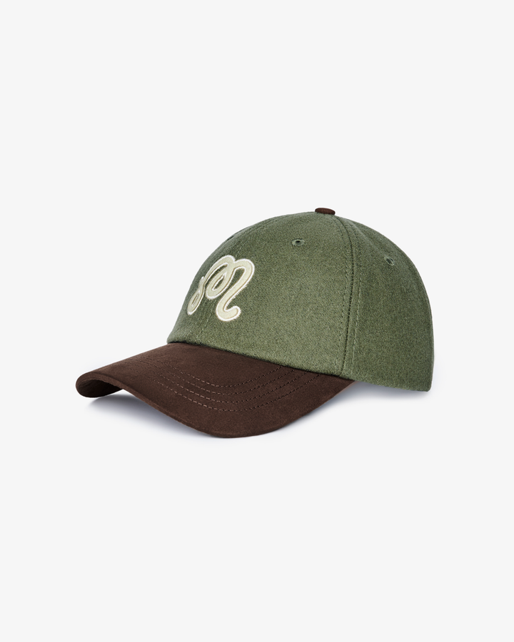 Malbon M Script Dad Hat - Olivine - Sun Diego Boardshop