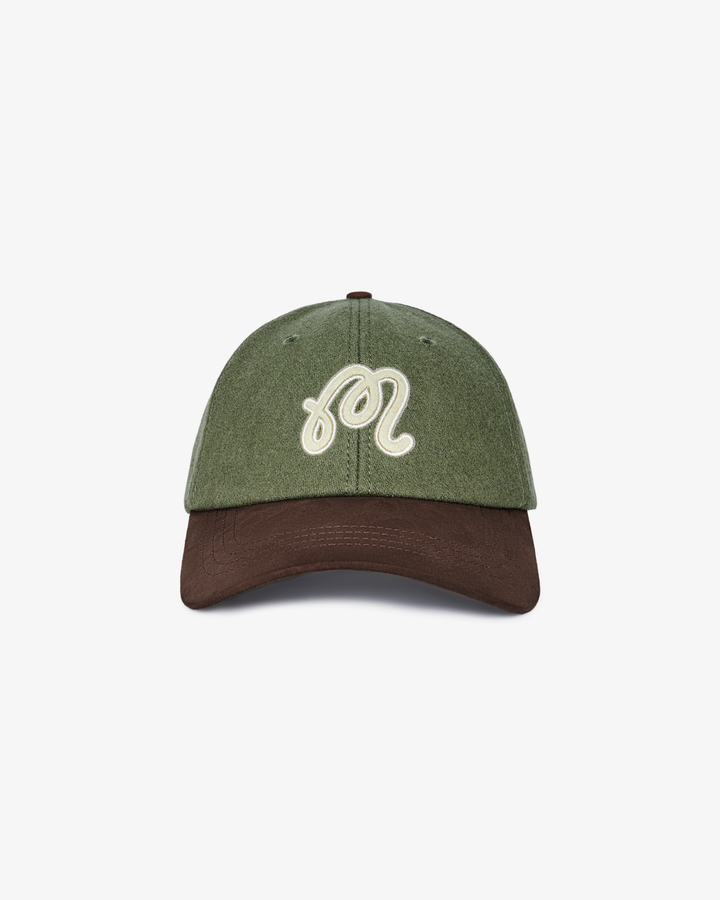 Malbon M Script Dad Hat - Olivine - Sun Diego Boardshop