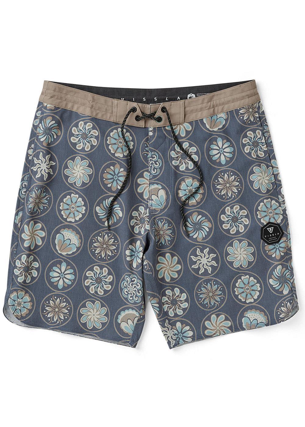 Vissla Sun Medallions 18.5" Boardshort - Graphite - Sun Diego Boardshop