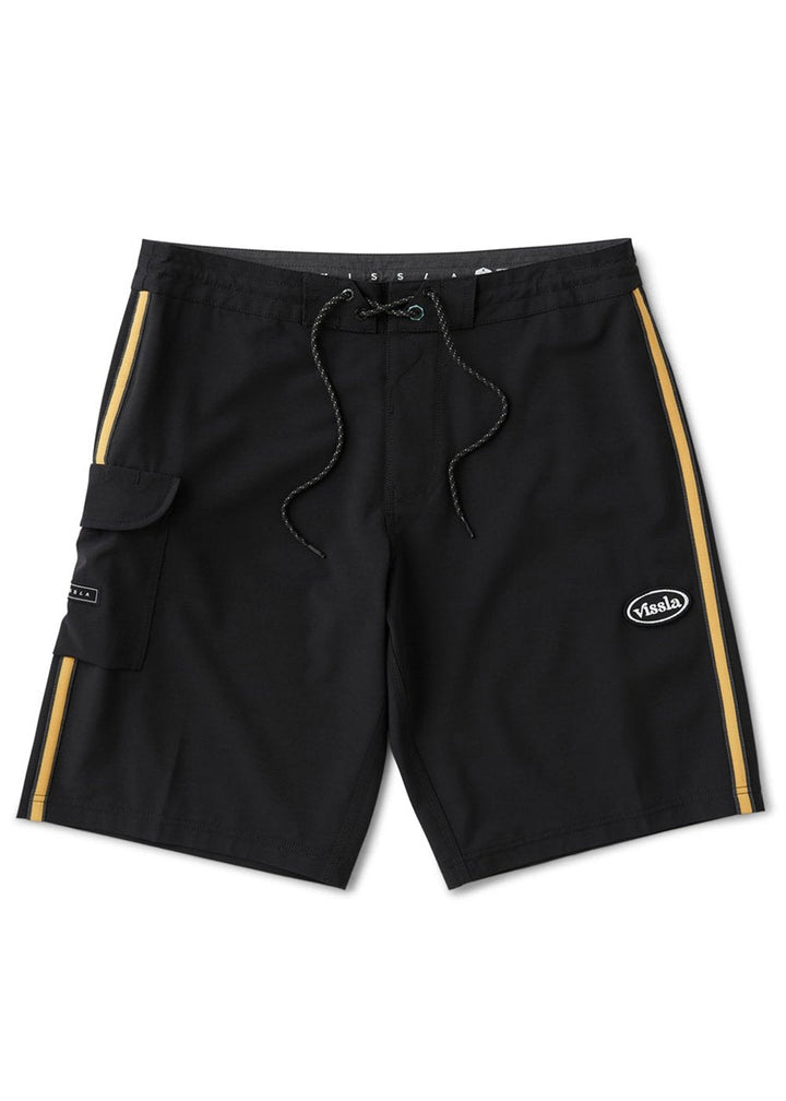 Vissla Long Sets 21" Boardshort - Black 3 - Sun Diego Boardshop