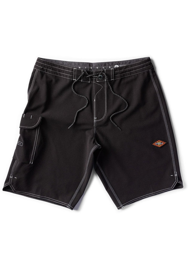 Vissla Long Sets 21" Boardshort - Black 2 - Sun Diego Boardshop