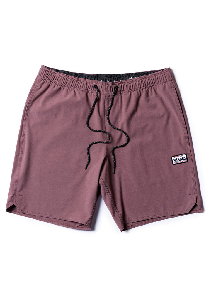 Vissla Solid Sets 17.5" Ecolastic - Fig - Sun Diego Boardshop