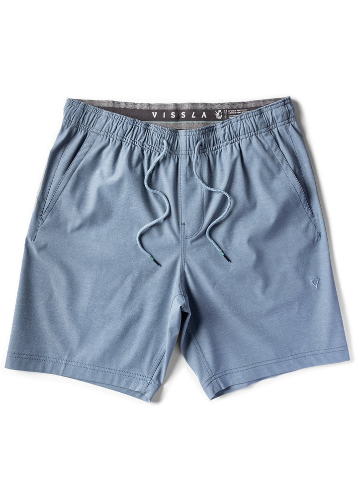 Vissla Hemp No See Ums Eco 18" Elastic Hybrid Walkshort - SLATE - Sun Diego Boardshop