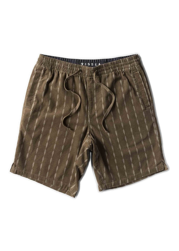 Vissla Rails Cord 18" Elastic Walkshort - KANGAROO - Sun Diego Boardshop