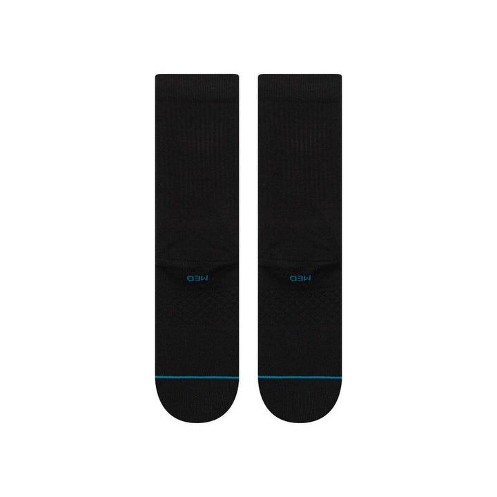 Stance Icon Crew Socks - Black/White - Sun Diego Boardshop