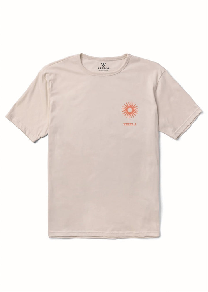 Vissla Hula Hands Organic Tee - Bone - Sun Diego Boardshop