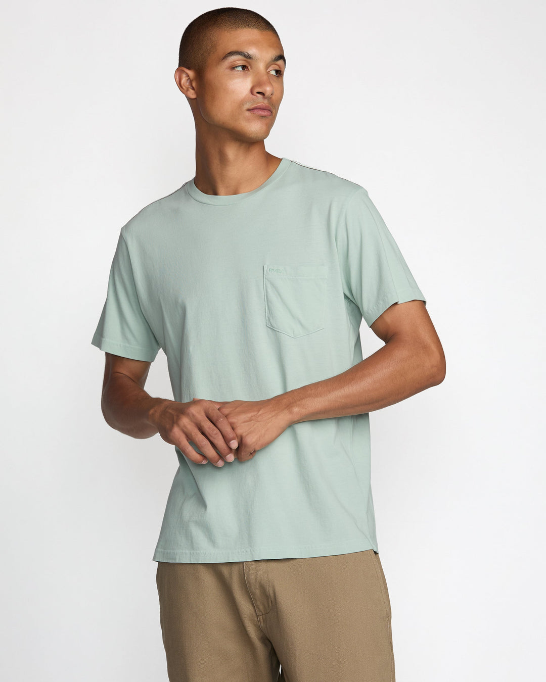 RVCA Ptc 2 Pigment Short Sleeve Tee - Blue Haze - Sun Diego Boardshop