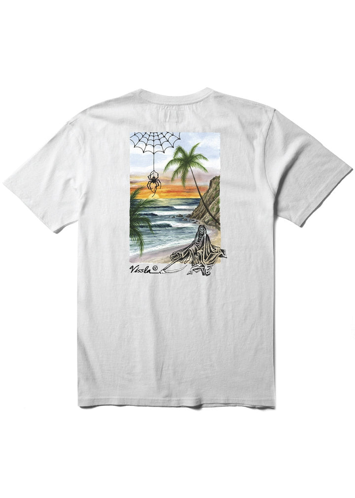 Vissla Reaper Short Sleeve Pocket Tee - WHITE - Sun Diego Boardshop