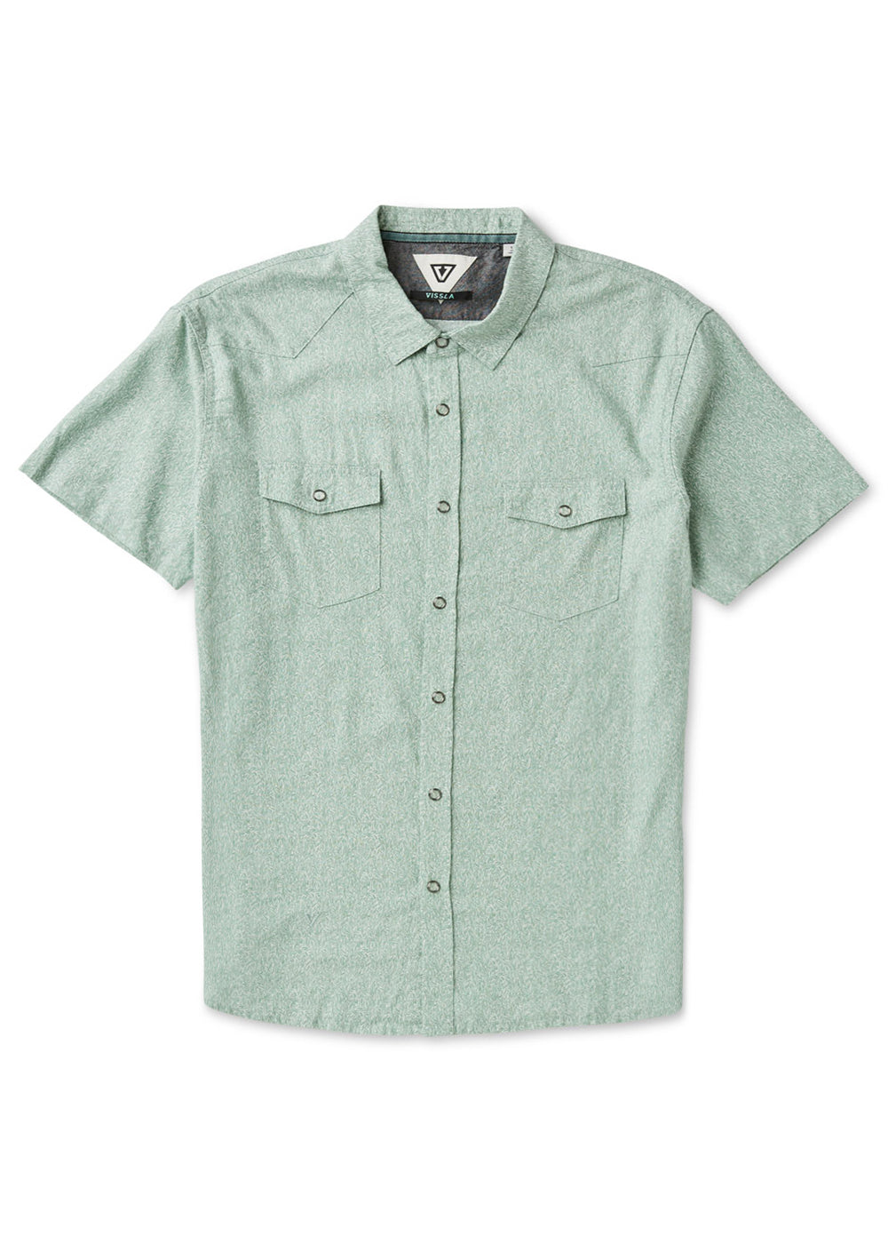 Vissla Tangled Short Sleeve Shirt - Agave - Sun Diego Boardshop