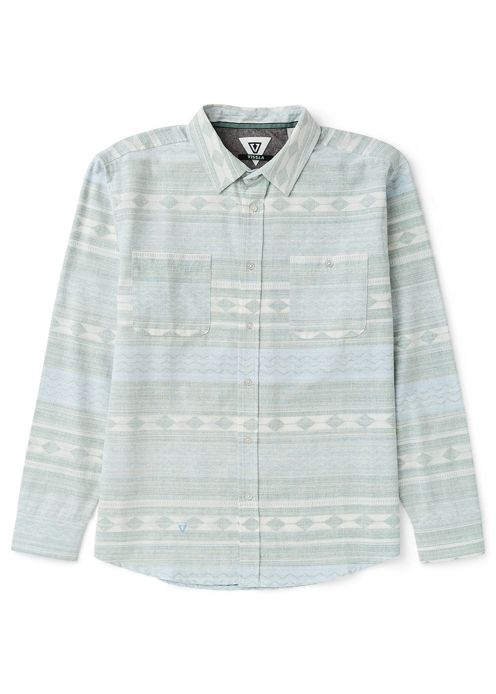 Vissla Wild Park Eco Long Sleeve Shirt - Blue Mist - Sun Diego Boardshop