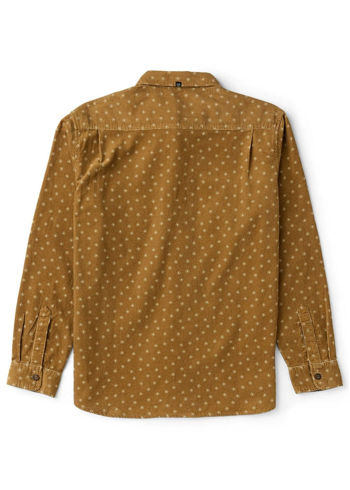Vissla Rails Cord Printed Eco Long Sleeve Shirt - Bronze - Sun Diego Boardshop