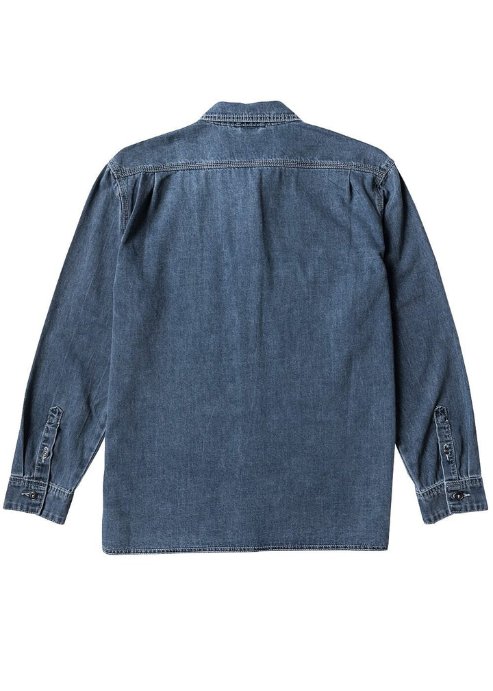 Vissla Creators Denim Ls Workshirt - DARK DENIM - Sun Diego Boardshop