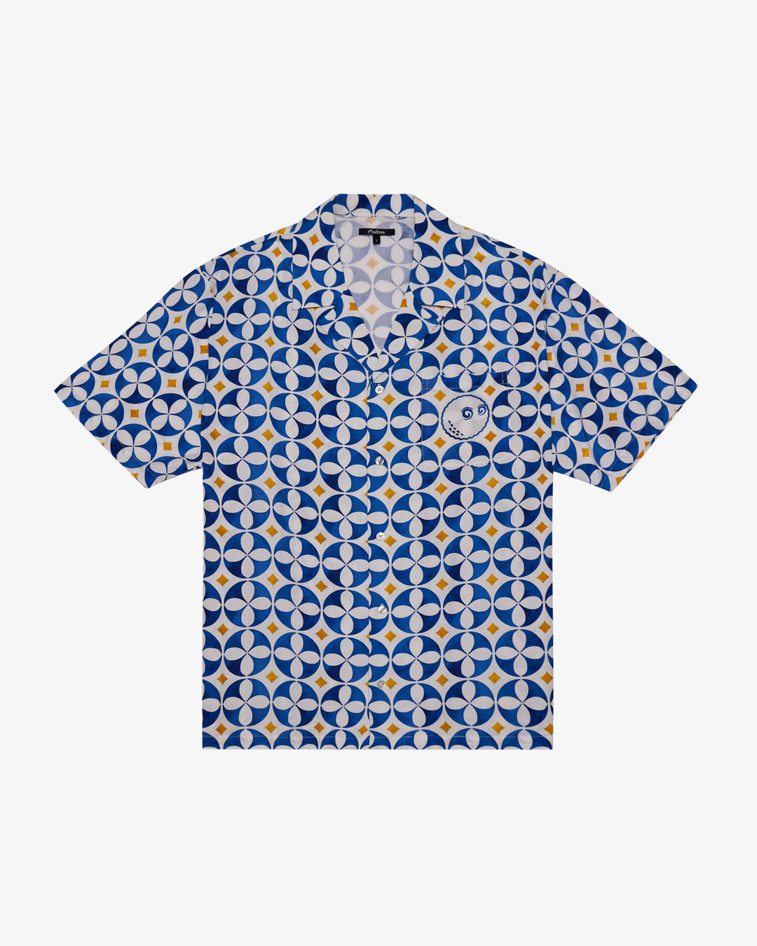 Malbon Riviera Camp Collar Shirt - Militant - Sun Diego Boardshop