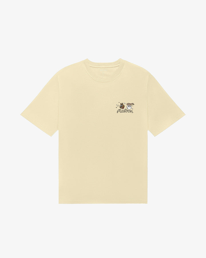 Malbon Two Man Scramble T-Shirt - Light Khaki - Sun Diego Boardshop