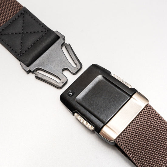Arcade Motion Belt - BROWN/NICKEL - Sun Diego Boardshop