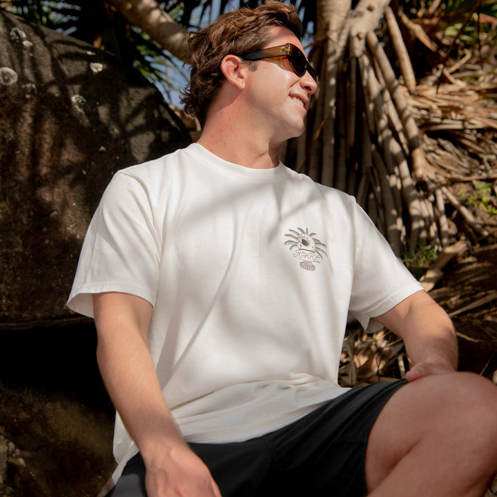 Roark Moto Premium Tee - Off White - Sun Diego Boardshop