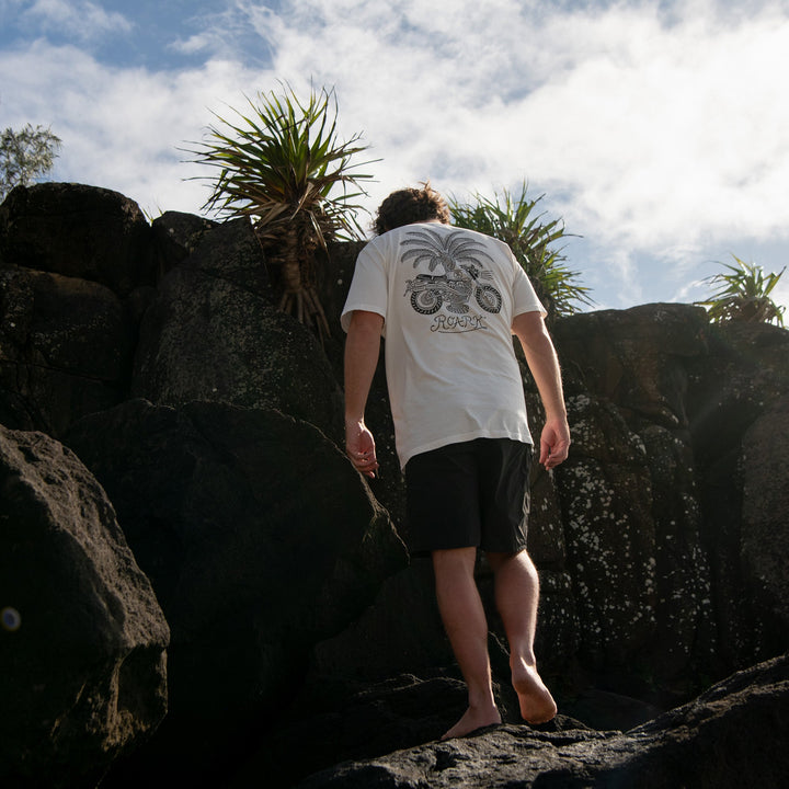 Roark Moto Premium Tee - Off White - Sun Diego Boardshop