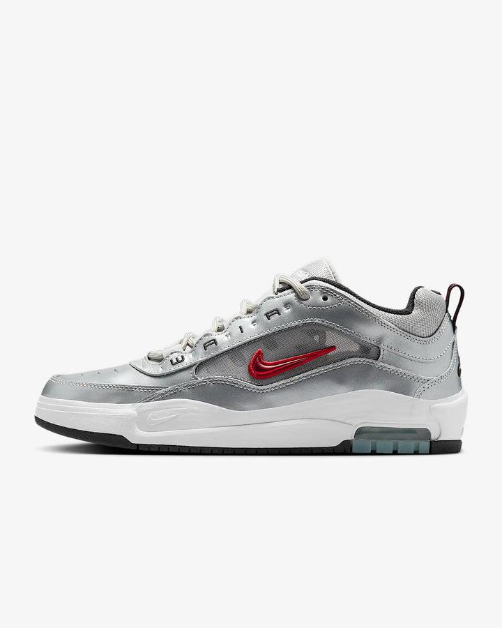 Nike Air Max Ishod Premium - METALLIC SILVER/VARSITY RED - Sun Diego Boardshop