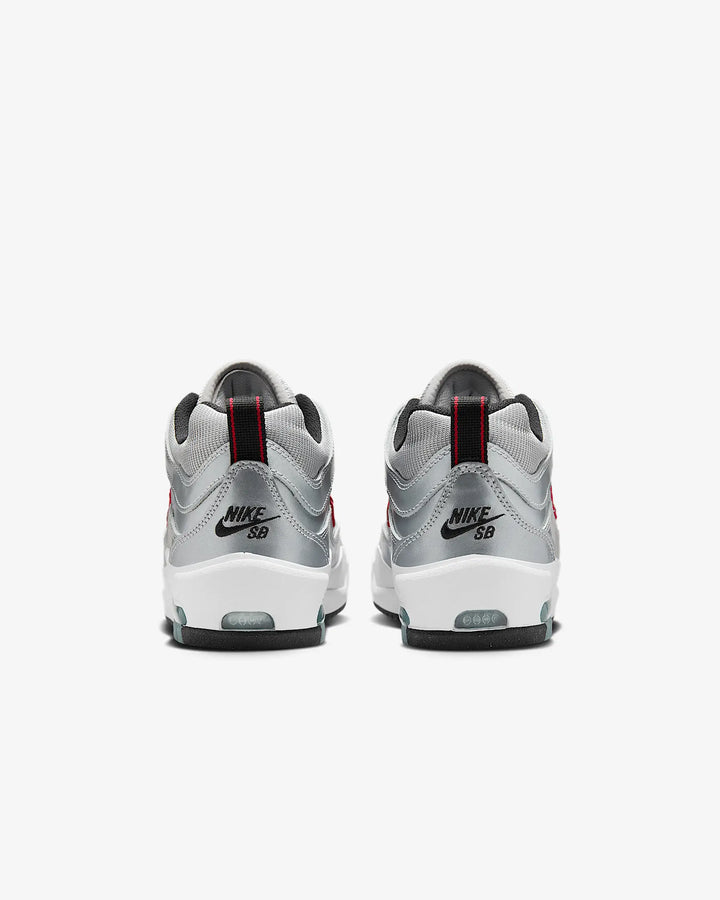 Nike Air Max Ishod Premium - METALLIC SILVER/VARSITY RED - Sun Diego Boardshop