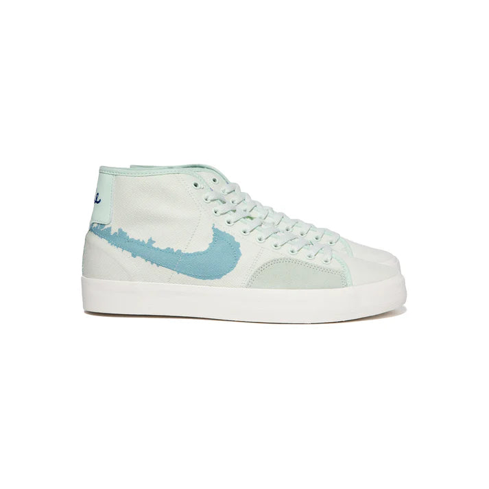 Nike SB Blazer Court Mid PRM Barely Green Boarder Blue Sun Diego Boardshop