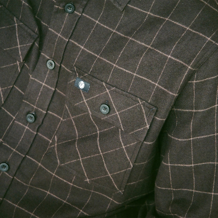 OVERCAST LONG SLEEVE FLANNEL SHIRT - Sun Diego Boardshop