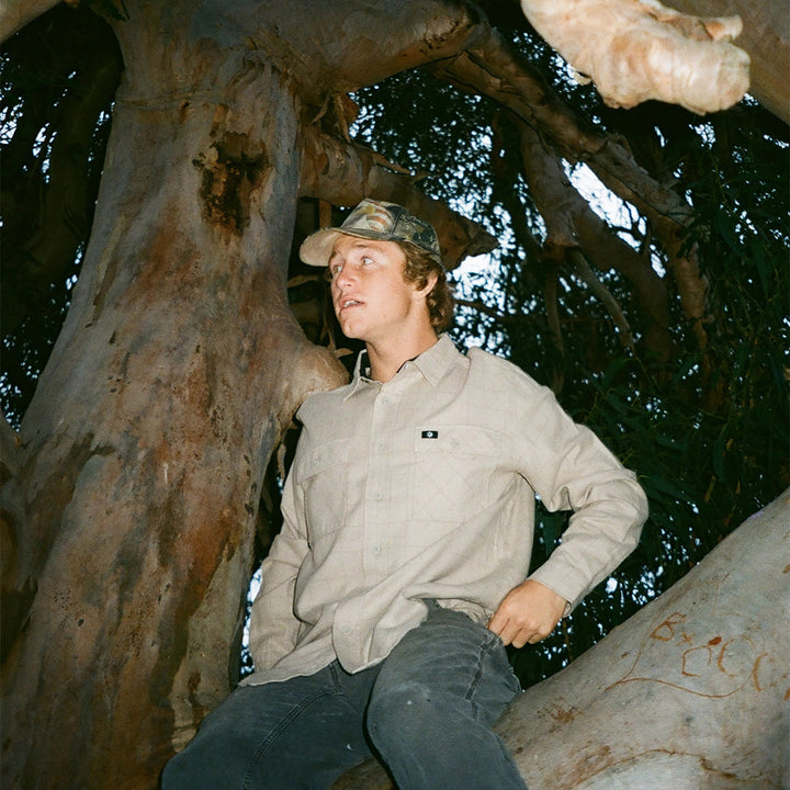 OVERCAST LONG SLEEVE FLANNEL SHIRT - Sun Diego Boardshop