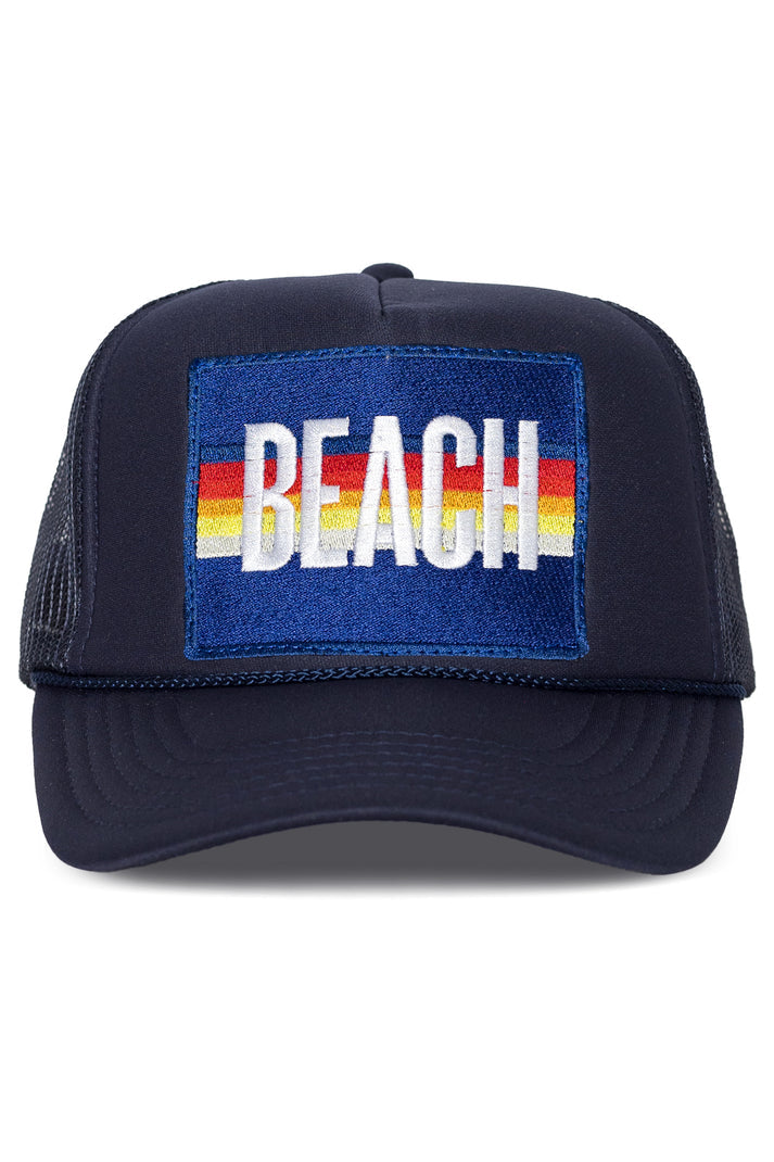 That Friday Feeling Beach Trucker Hat - Navy - Sun Diego Boardshop