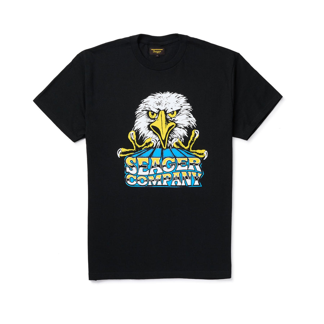SEAGER Baldy Tee - BLACK - Sun Diego Boardshop