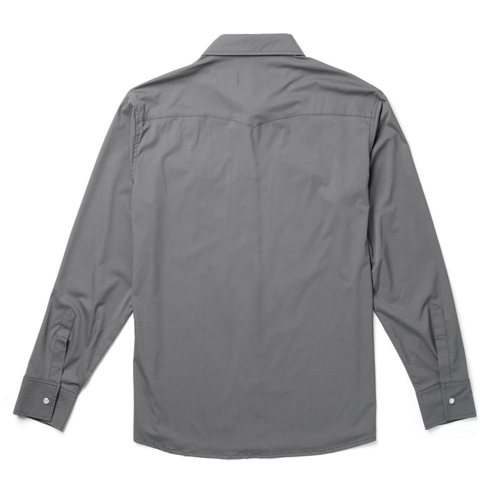 SEAGER El Ranchero L/S Shirt - CHARCOAL GREY - Sun Diego Boardshop