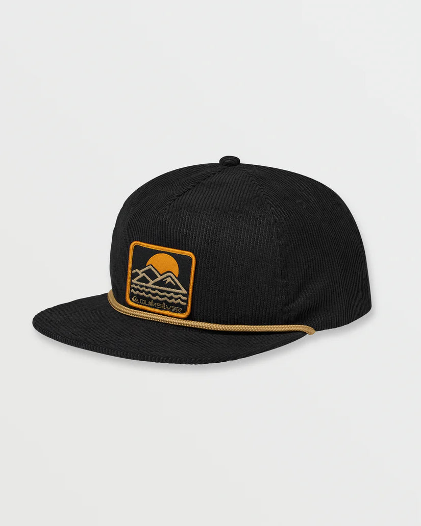 Quiksilver Steer Clear Snapback Hat - BLACK - Sun Diego Boardshop
