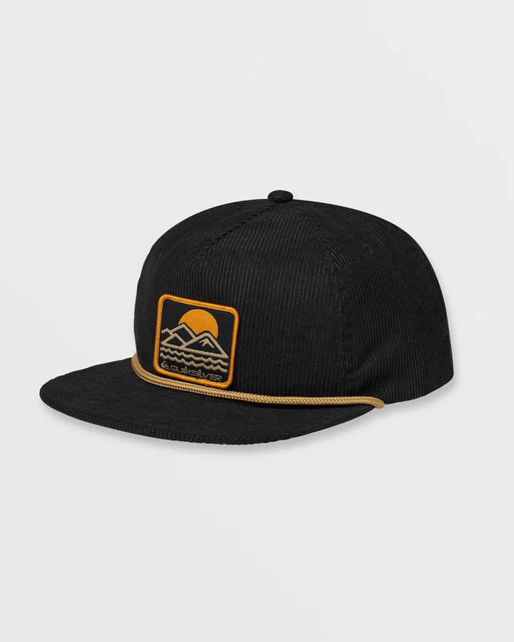 Quiksilver Steer Clear Snapback Hat - BLACK - Sun Diego Boardshop